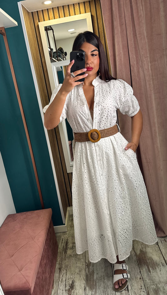 Vestito San Gallo mezza manica