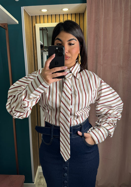 Camicia cravatta fusciacca