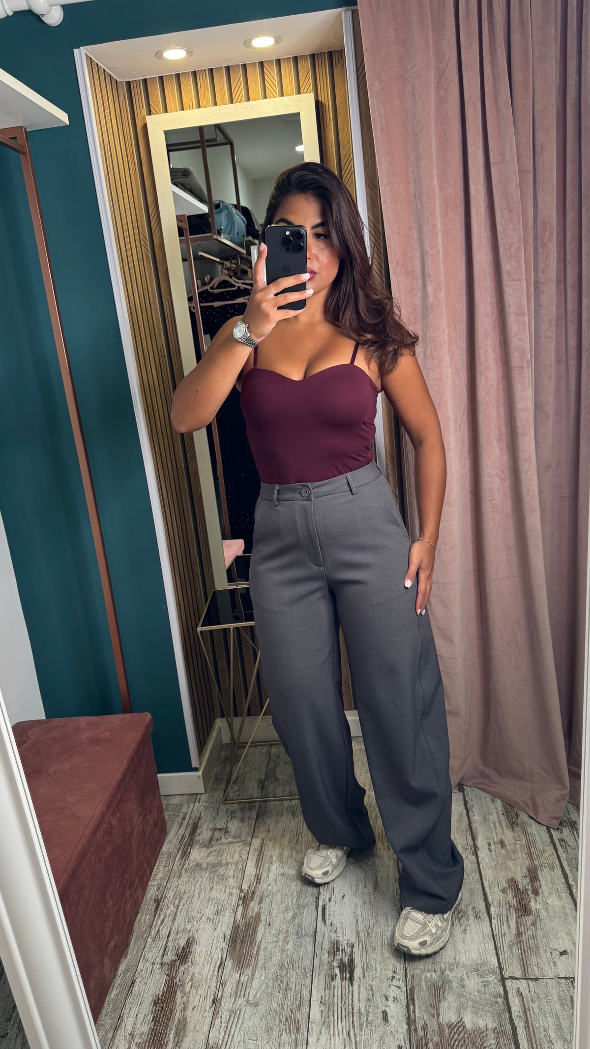 Pants Wide Ballon grigio