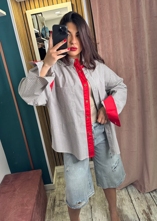 Camicia quadretti red