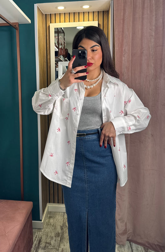 Camicia cotone fiocchi