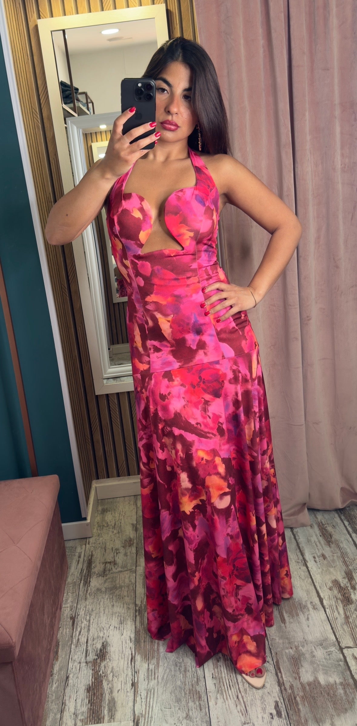 Vestito Manila fucsia