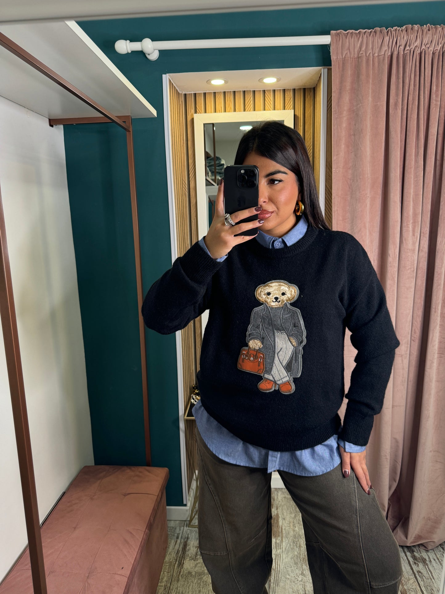 Pullover Bear girocollo