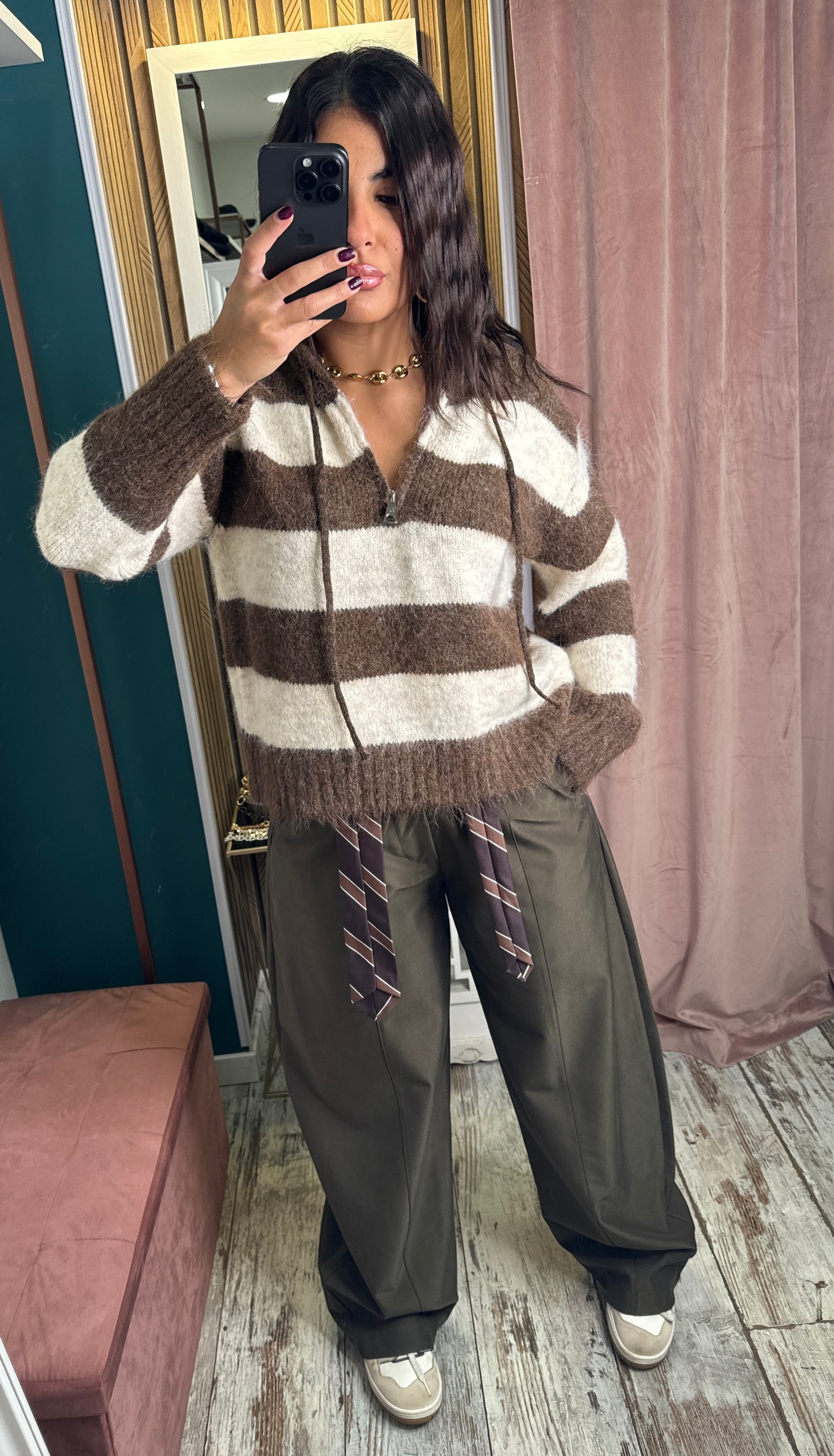 Pullover cappuccio Ami