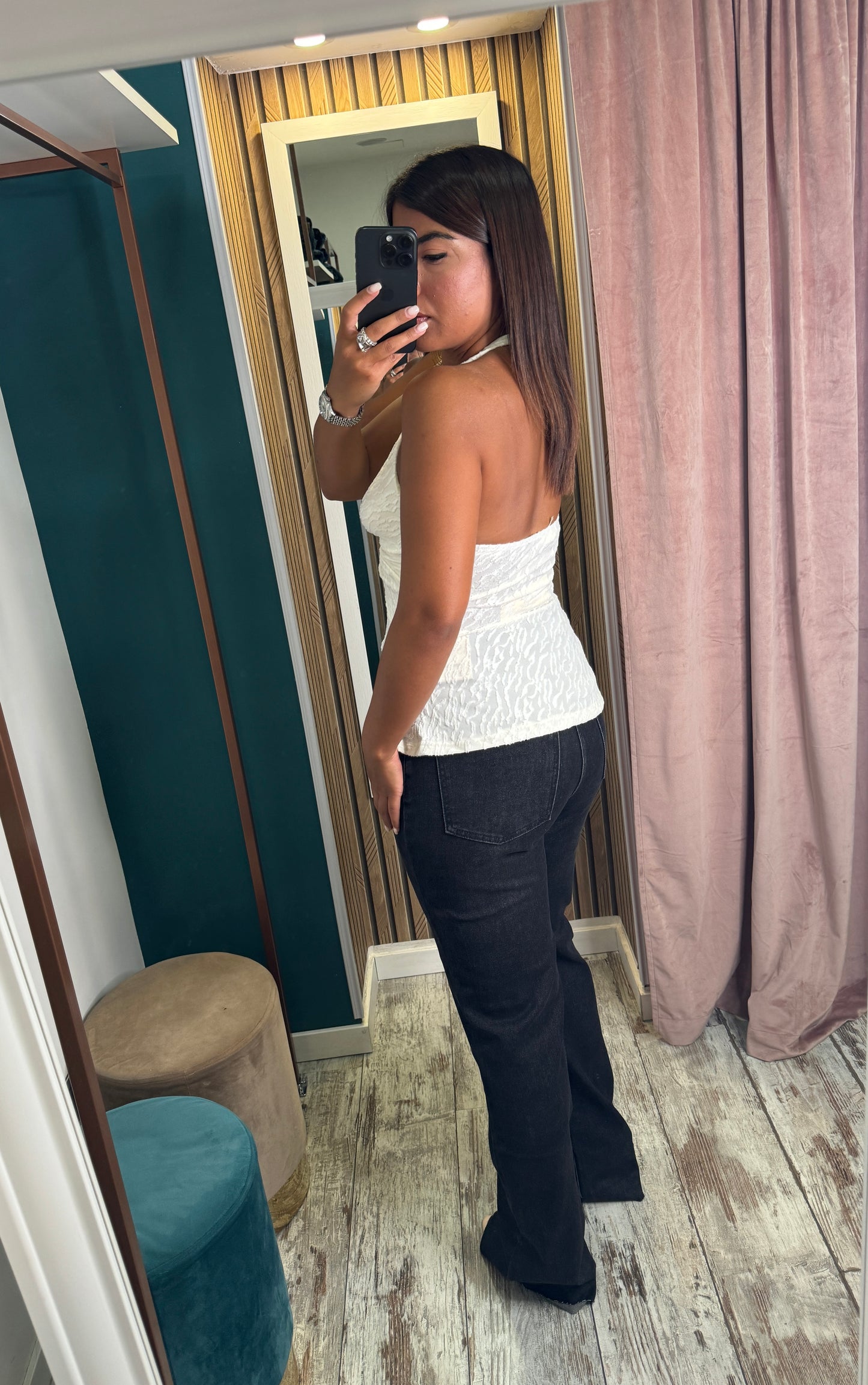 Jeans Wide Leg dark grey