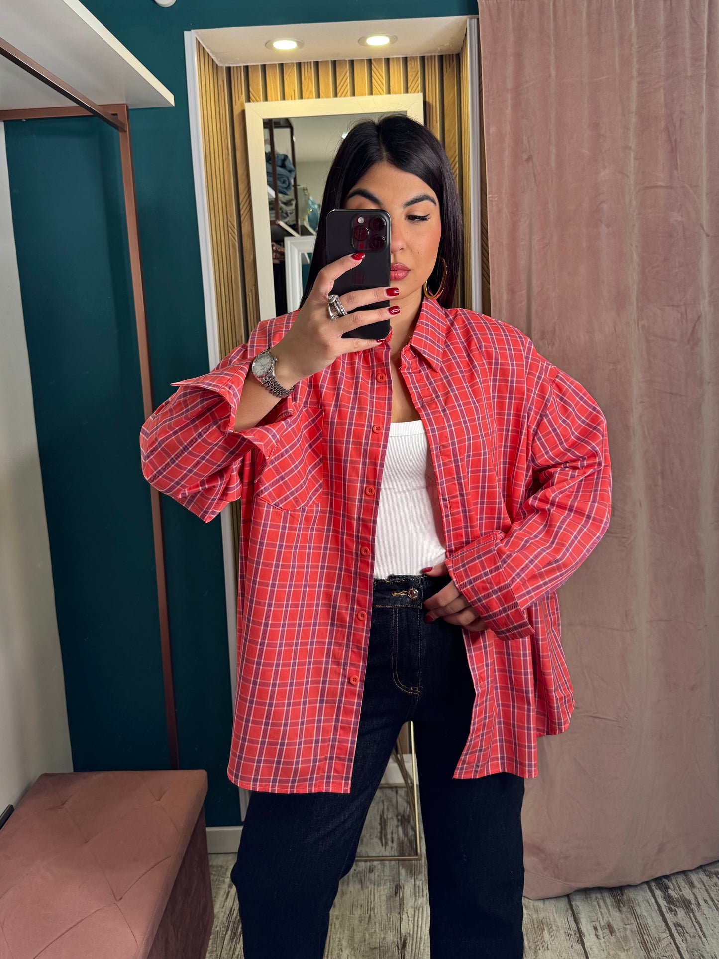 Camicia quadretti Nina