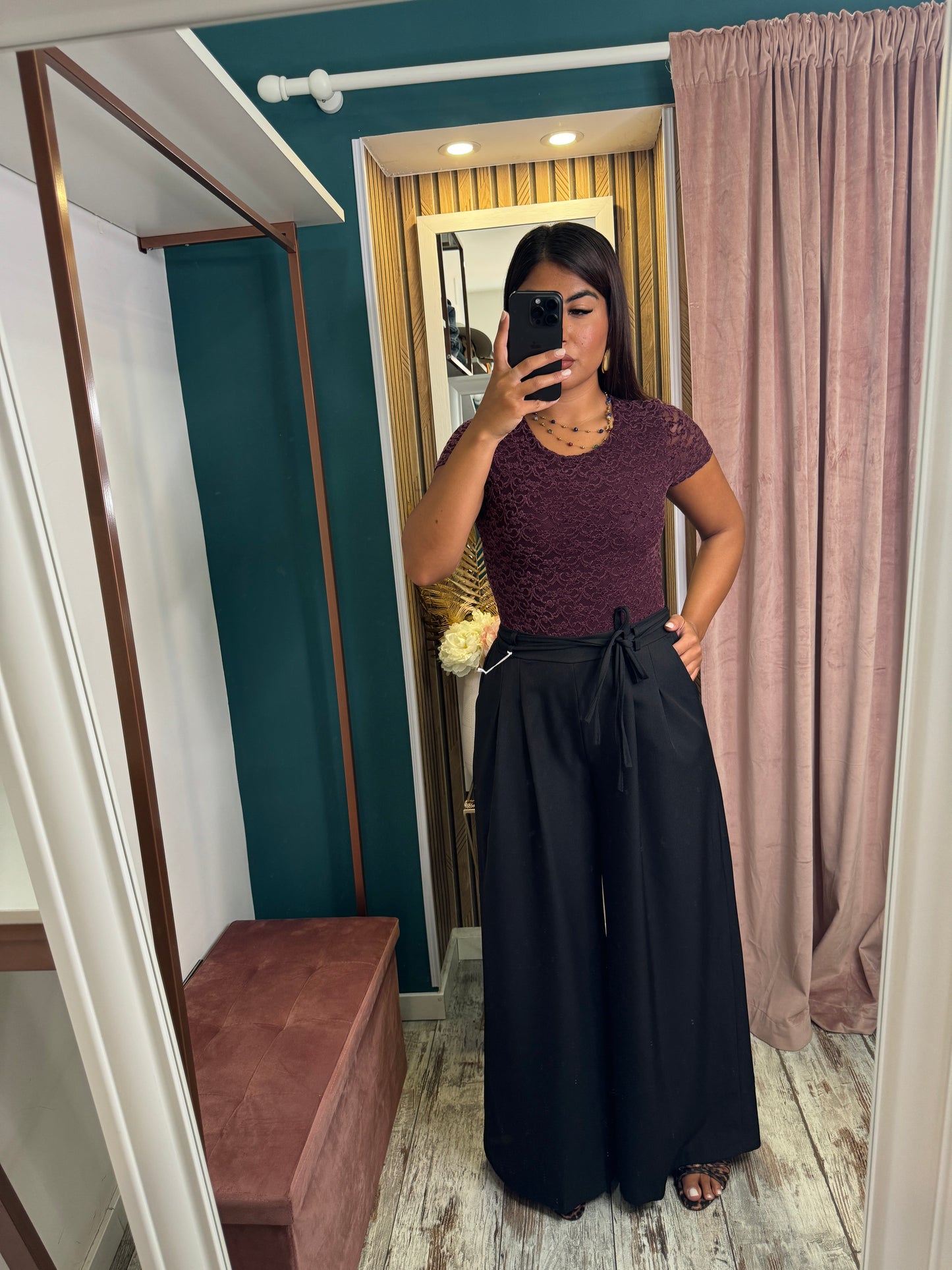 Pantaloni Wide Leg