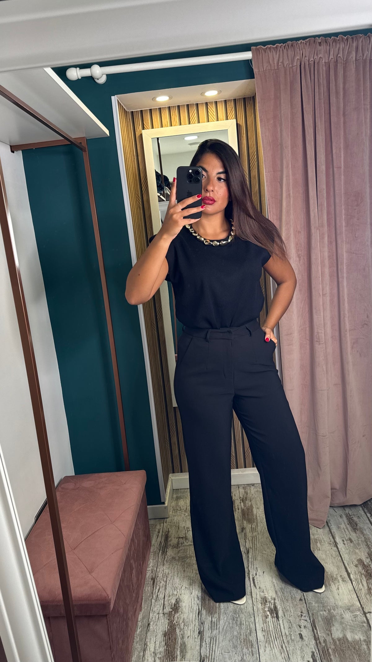 Pantaloni Classic Black