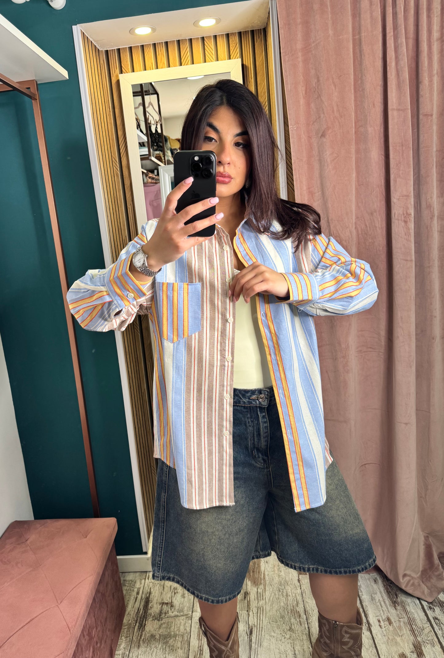 Camicia righe Helan