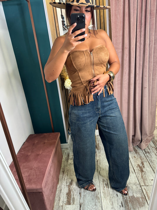 Jeans Wide Ballon sfumato