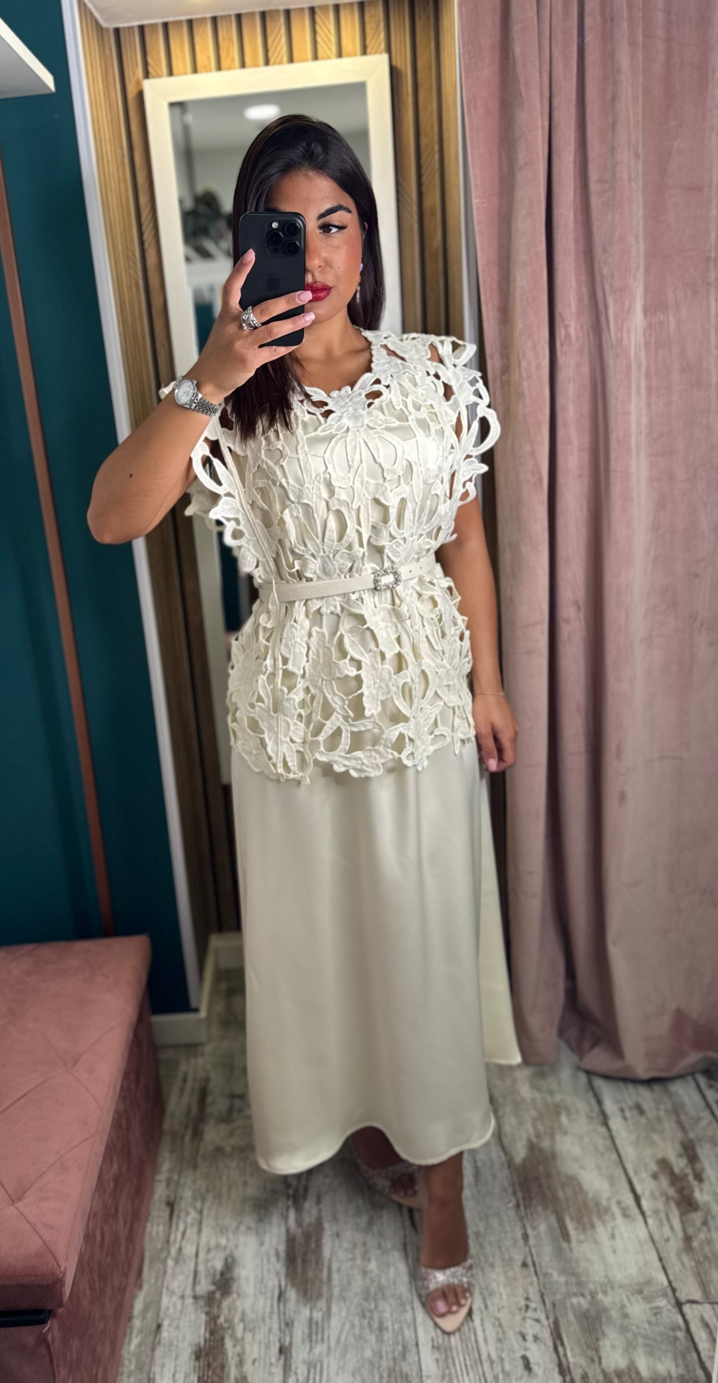 Vestito Demetra panna