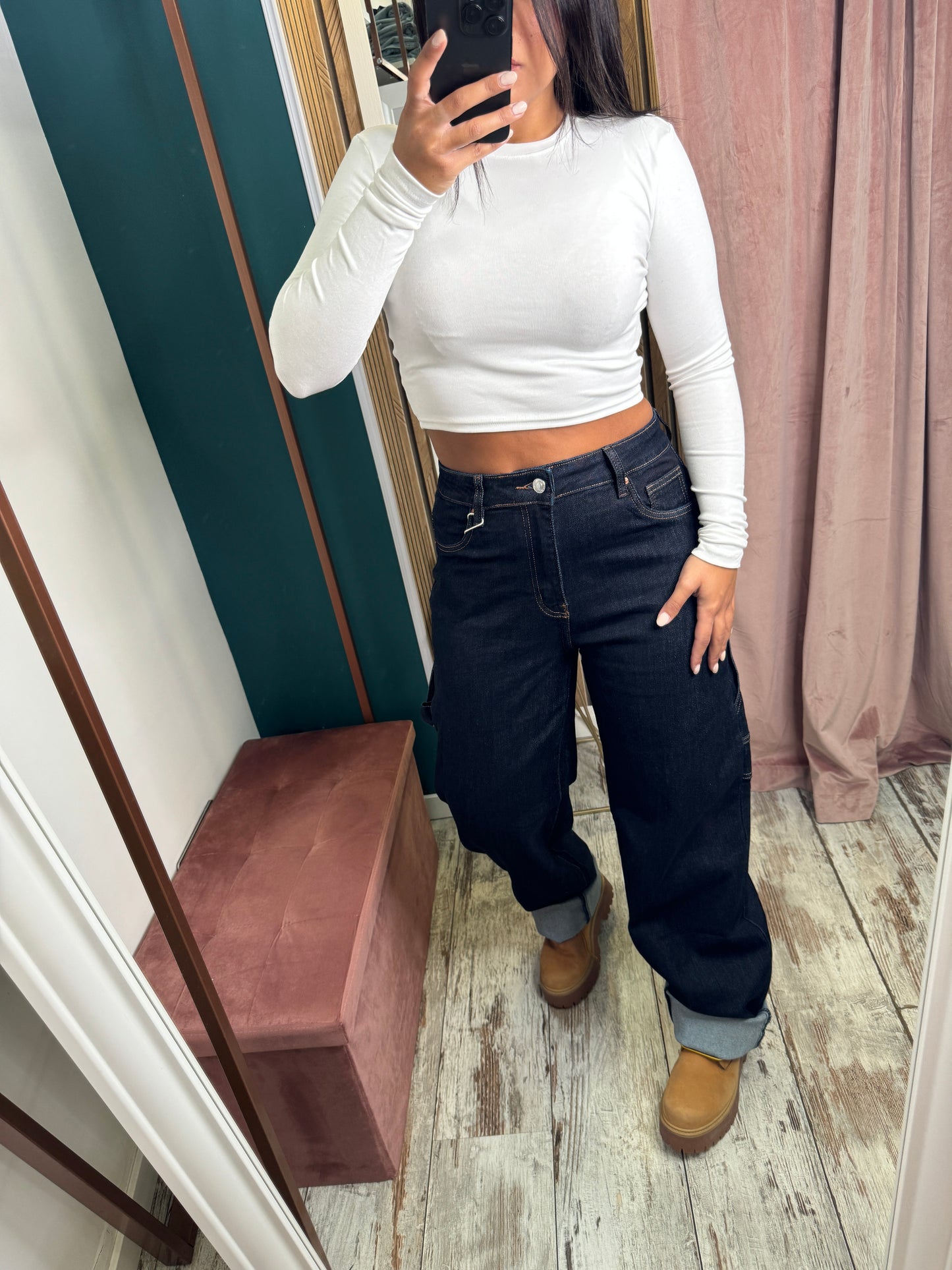 Jeans ballon Capri blu