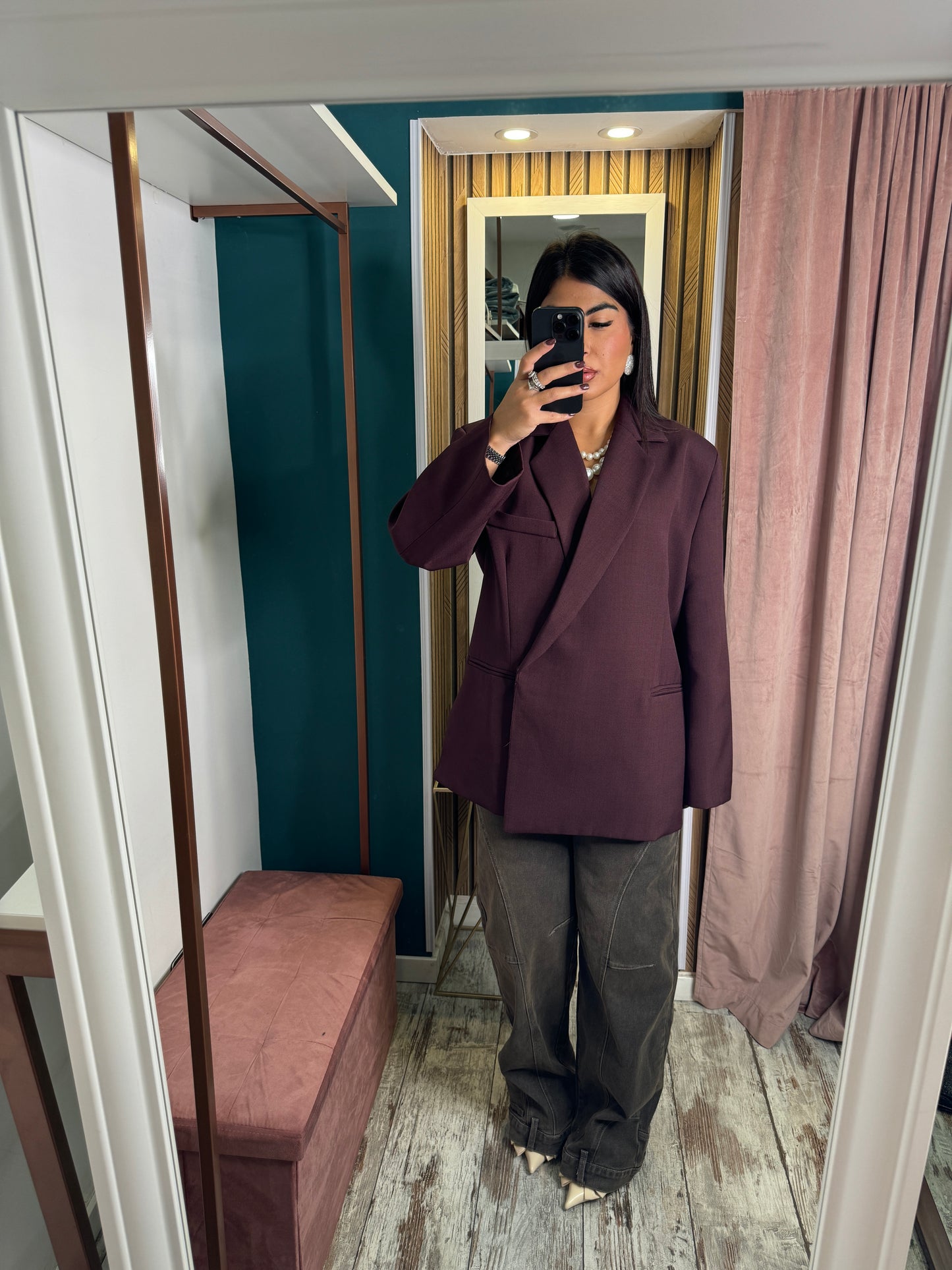 Blazer IVIVI bordeaux