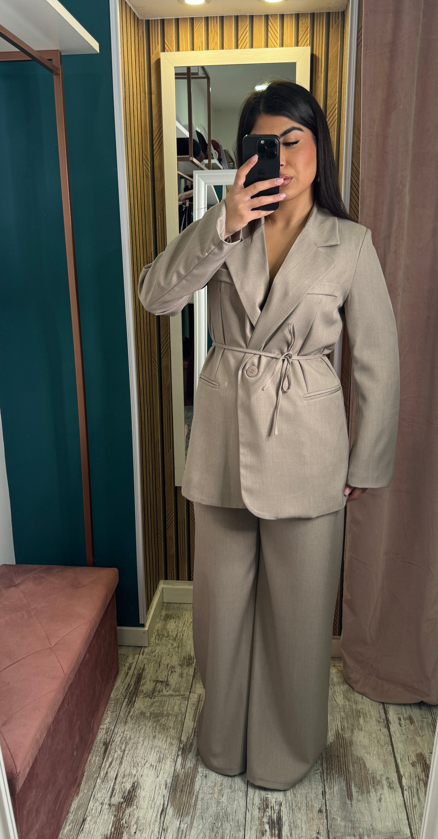 Tailleur Sofia beige