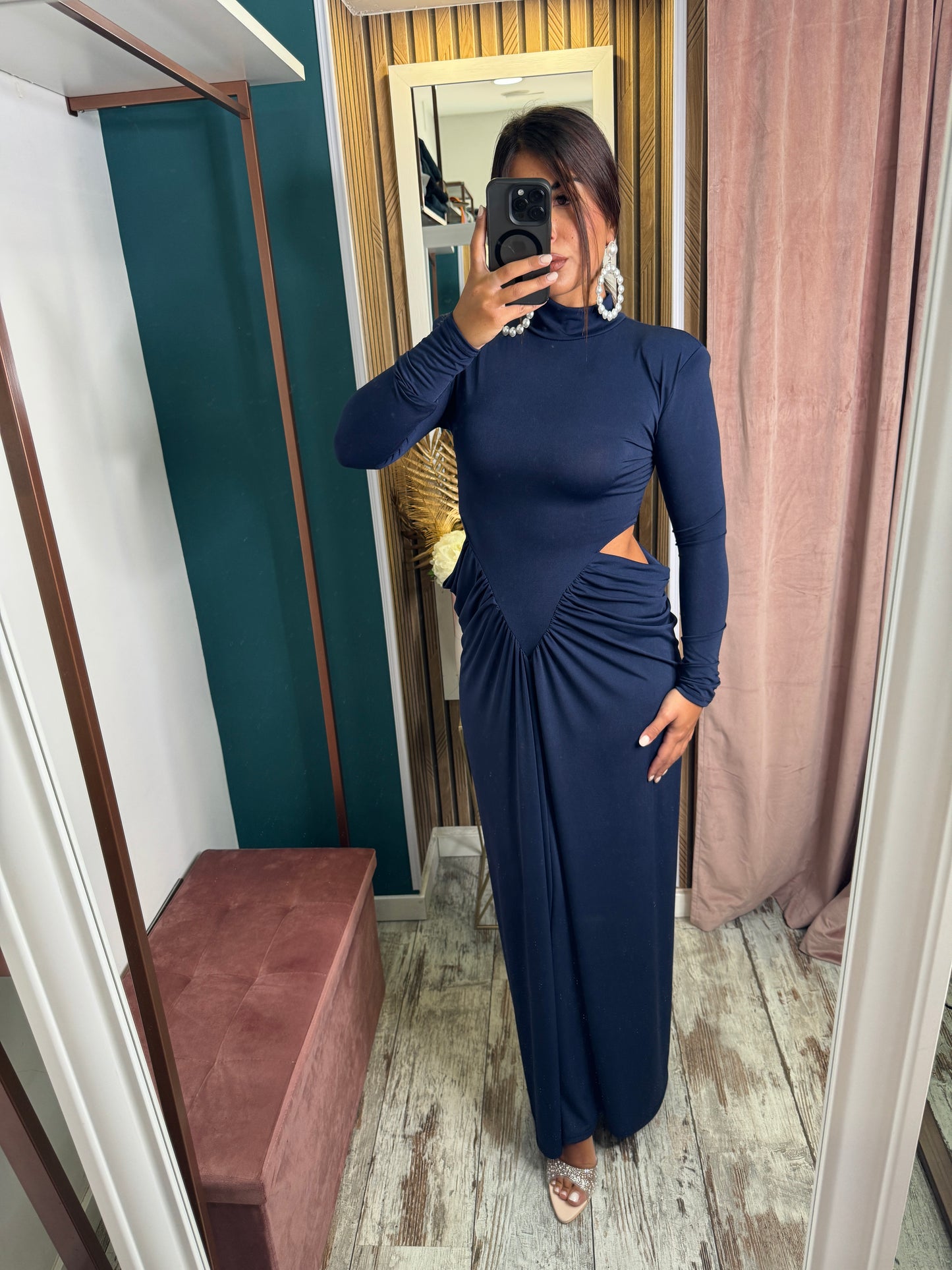 Vestito imperial blu