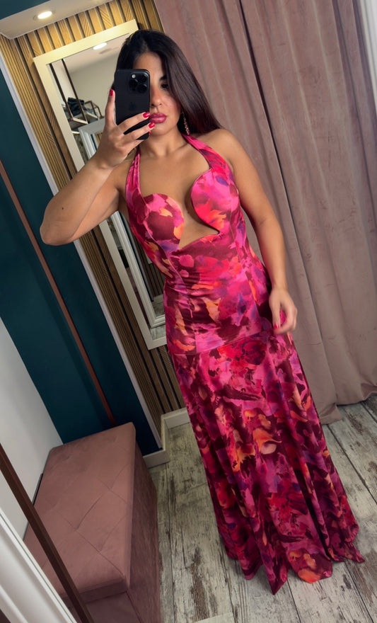 Vestito Manila fucsia