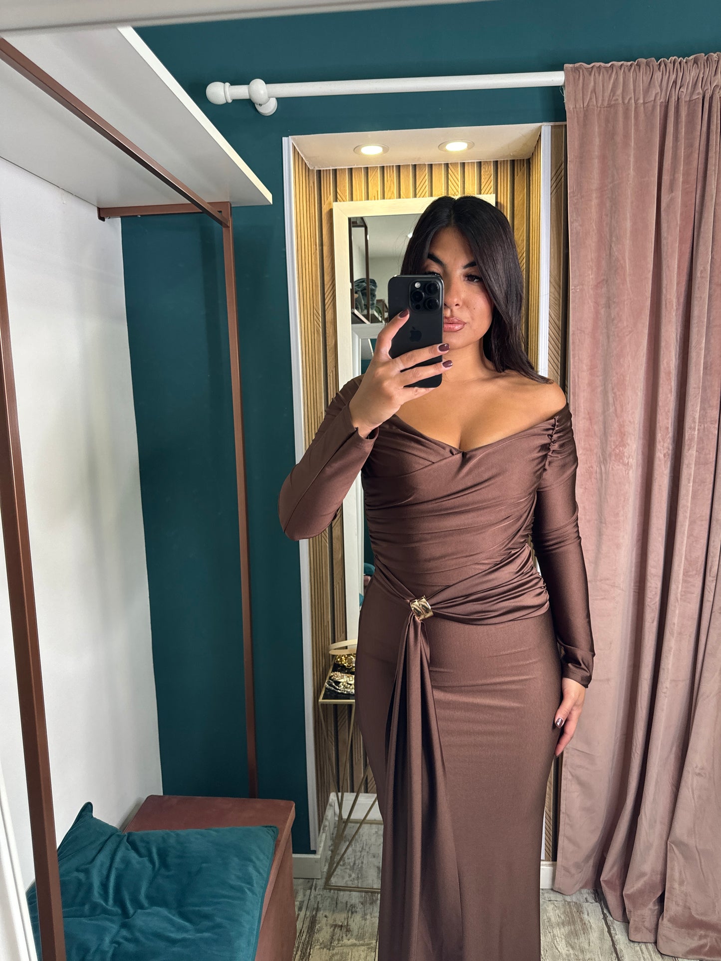 Vestito Rihanna marrone