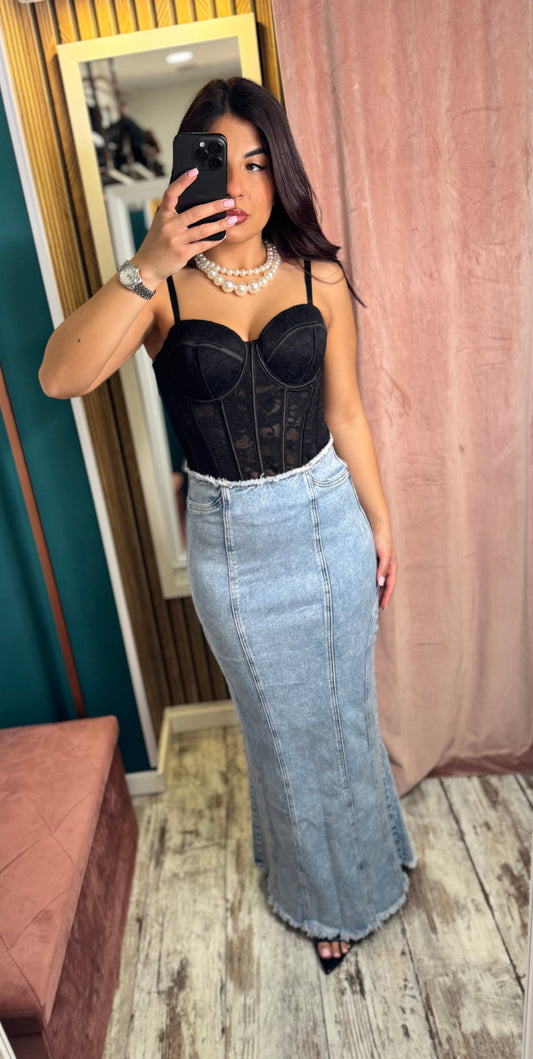 Gonna denim Serena