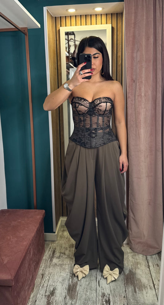Pantaloni Gipsy marrone