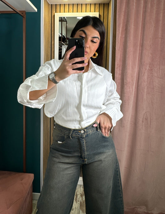 Camicia body bianca