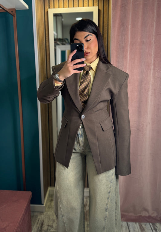 Blazer Jasper marrone