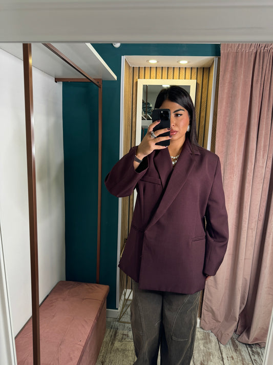 Blazer IVIVI bordeaux