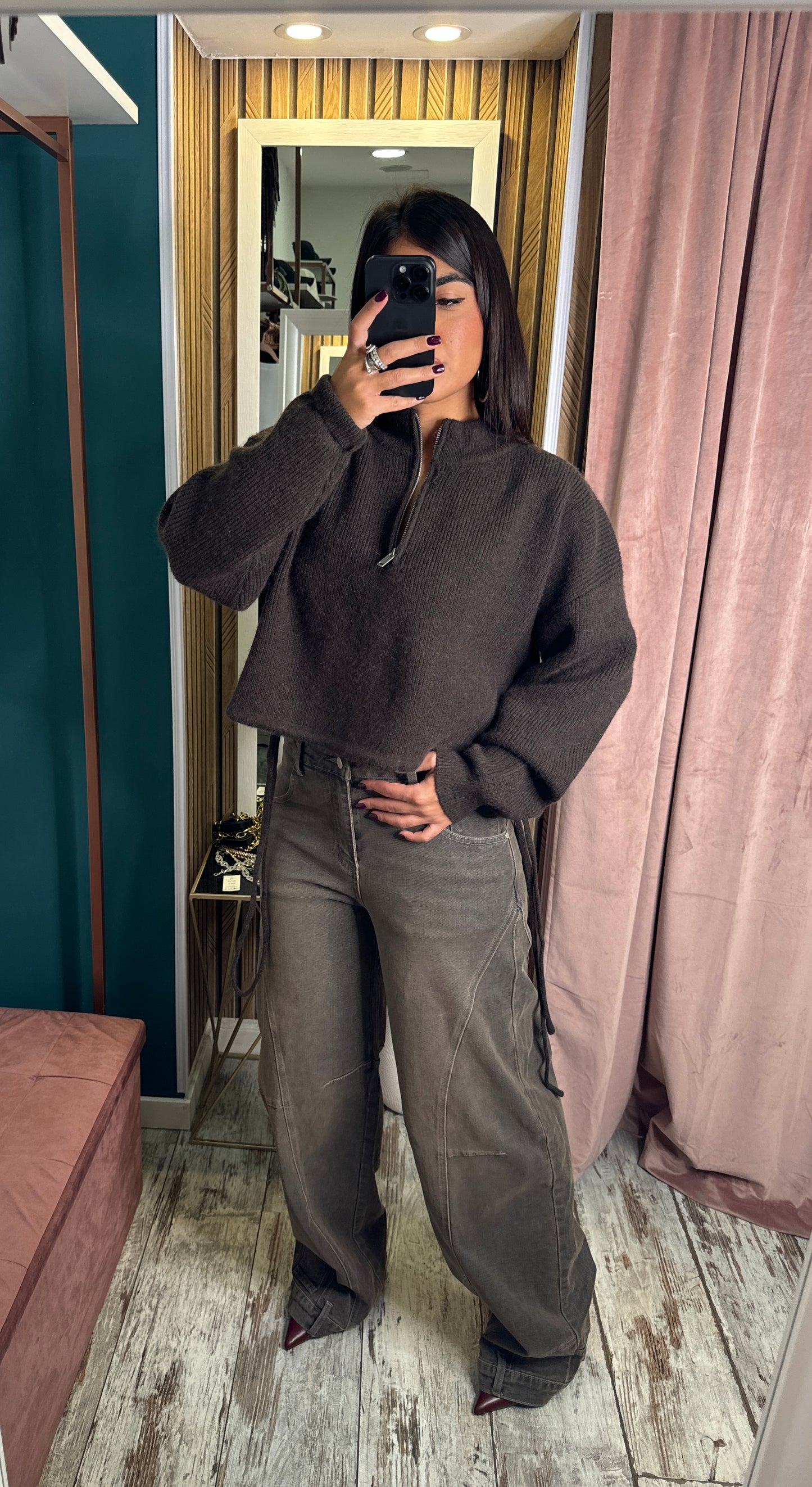 Jeans grigio sabbiato