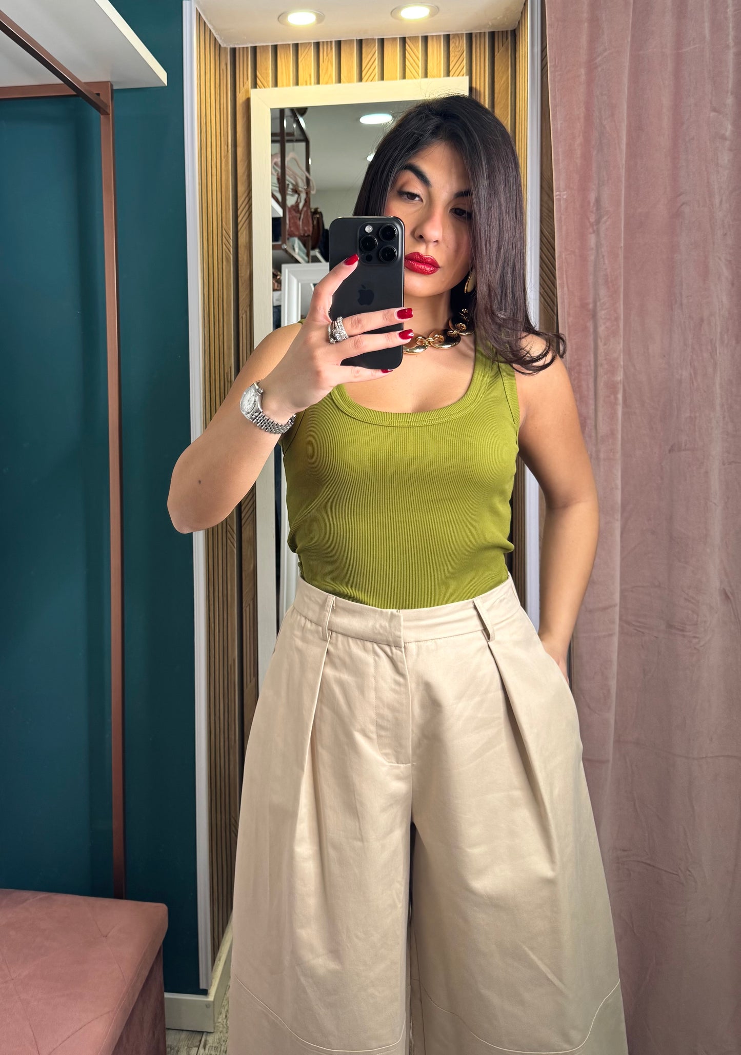 Bermuda beige Heit