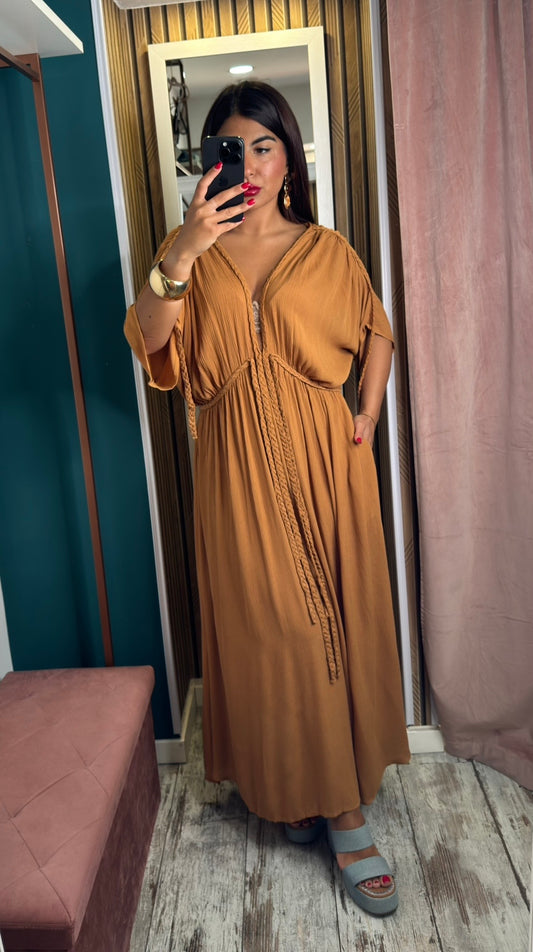 Vestito Camel Neila