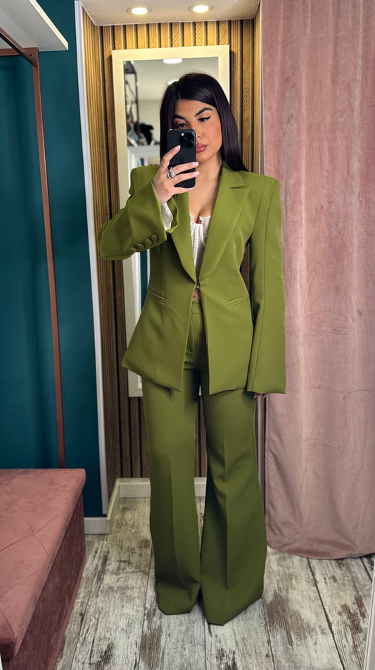 Tailleur Lumina verde pistacchio