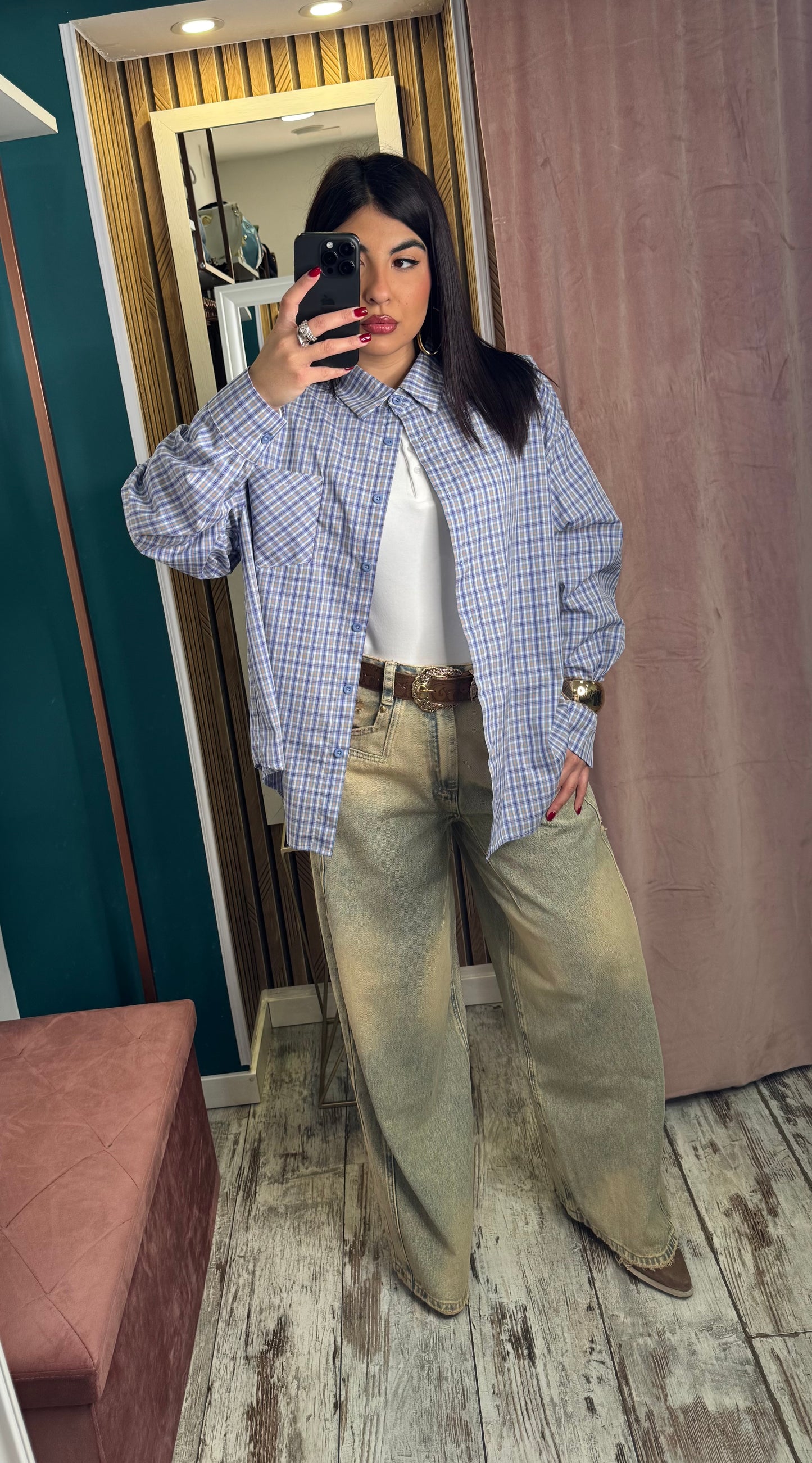 Camicia quadretti Nina