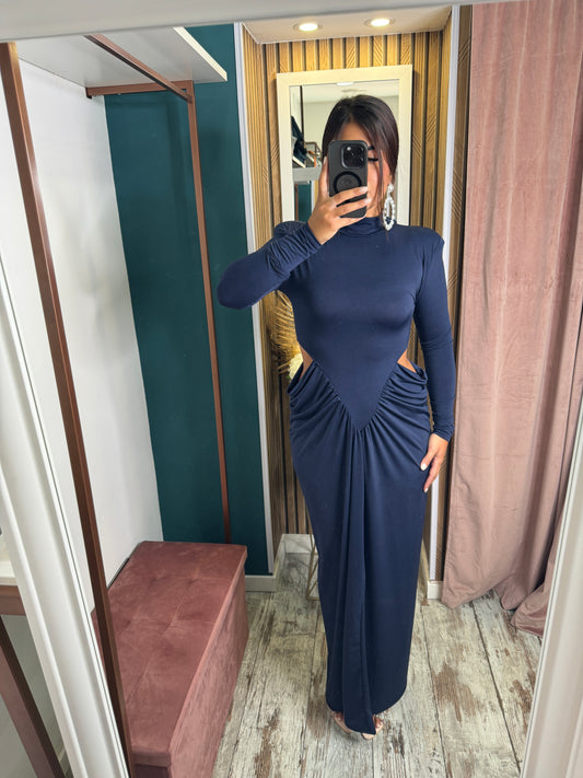Vestito imperial blu