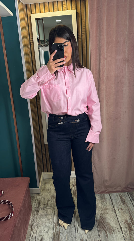 Jeans asimmetrico BLU