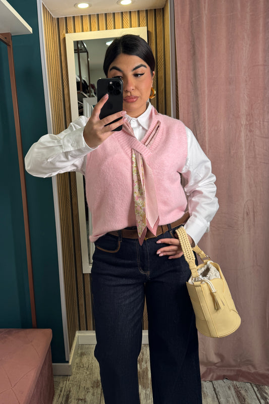 Gilet con foulard