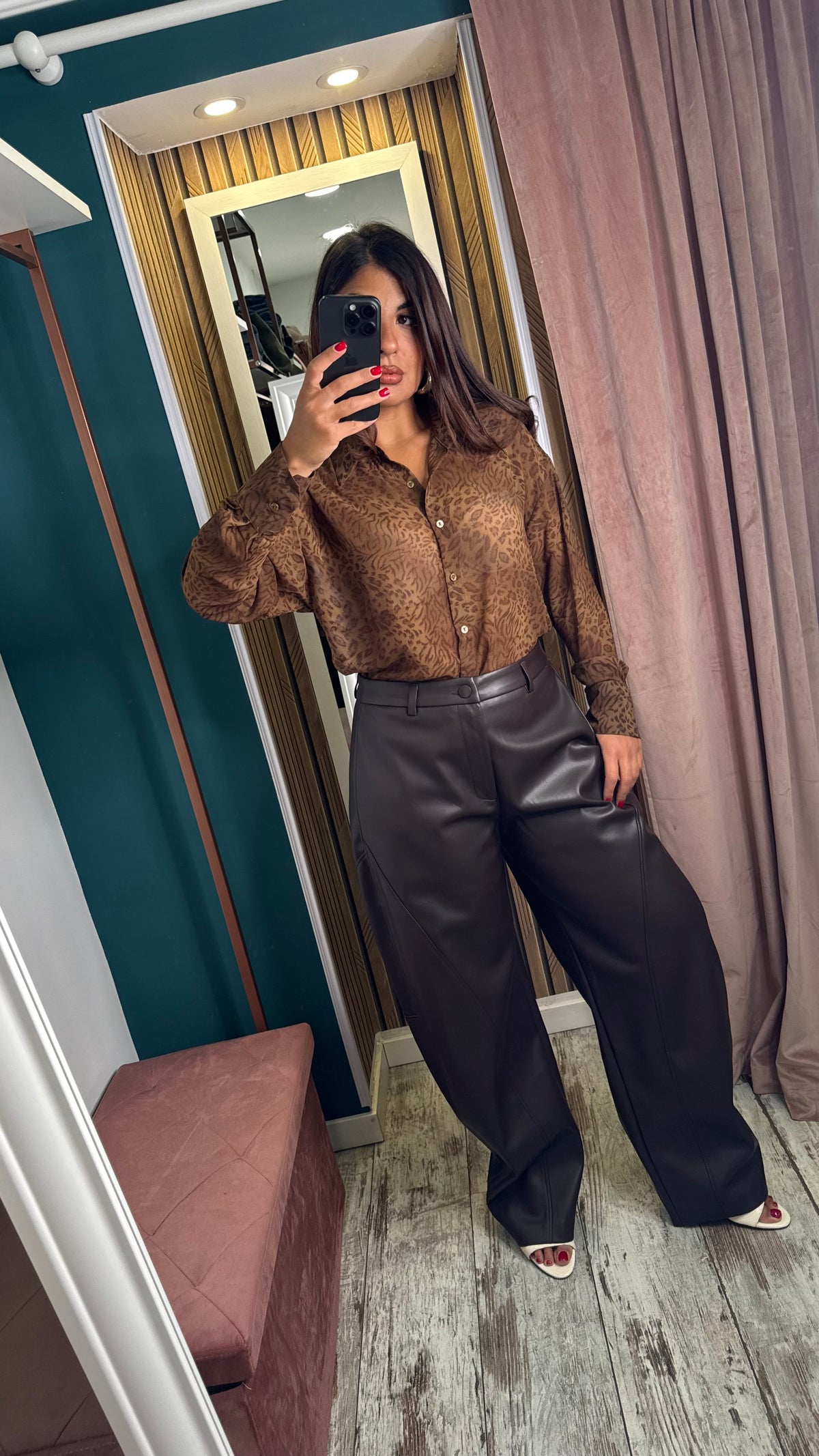 Camicia Maculata brown