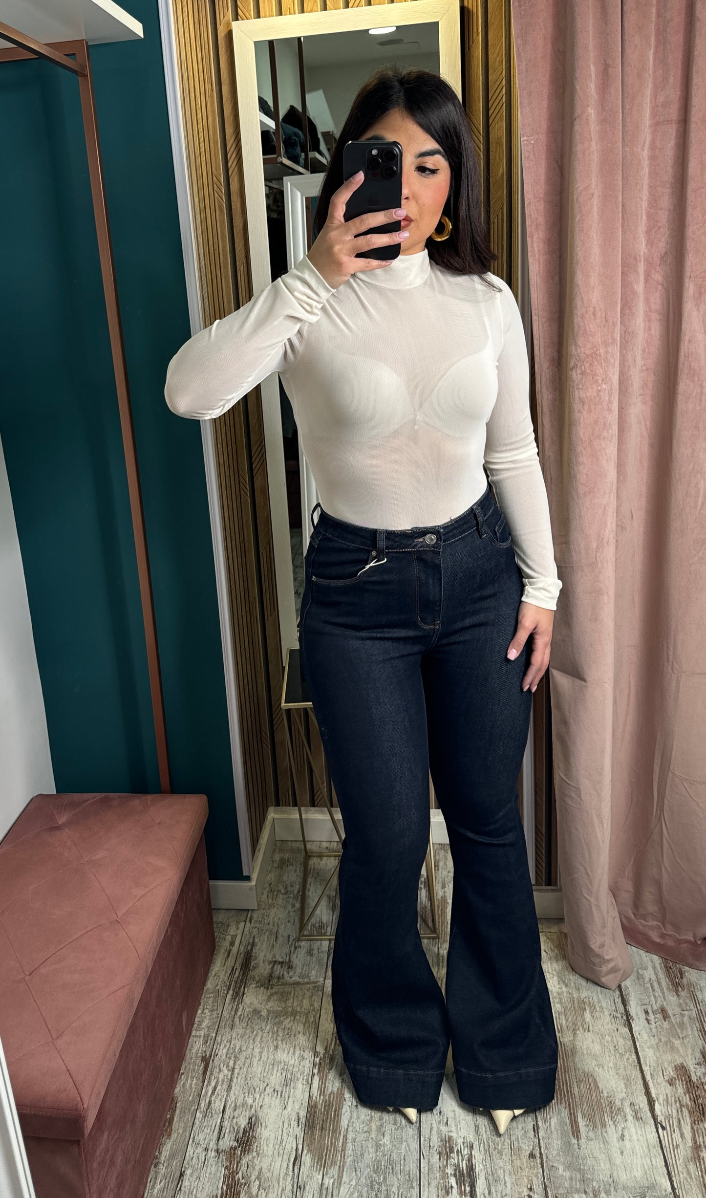 Jeans Flare blu