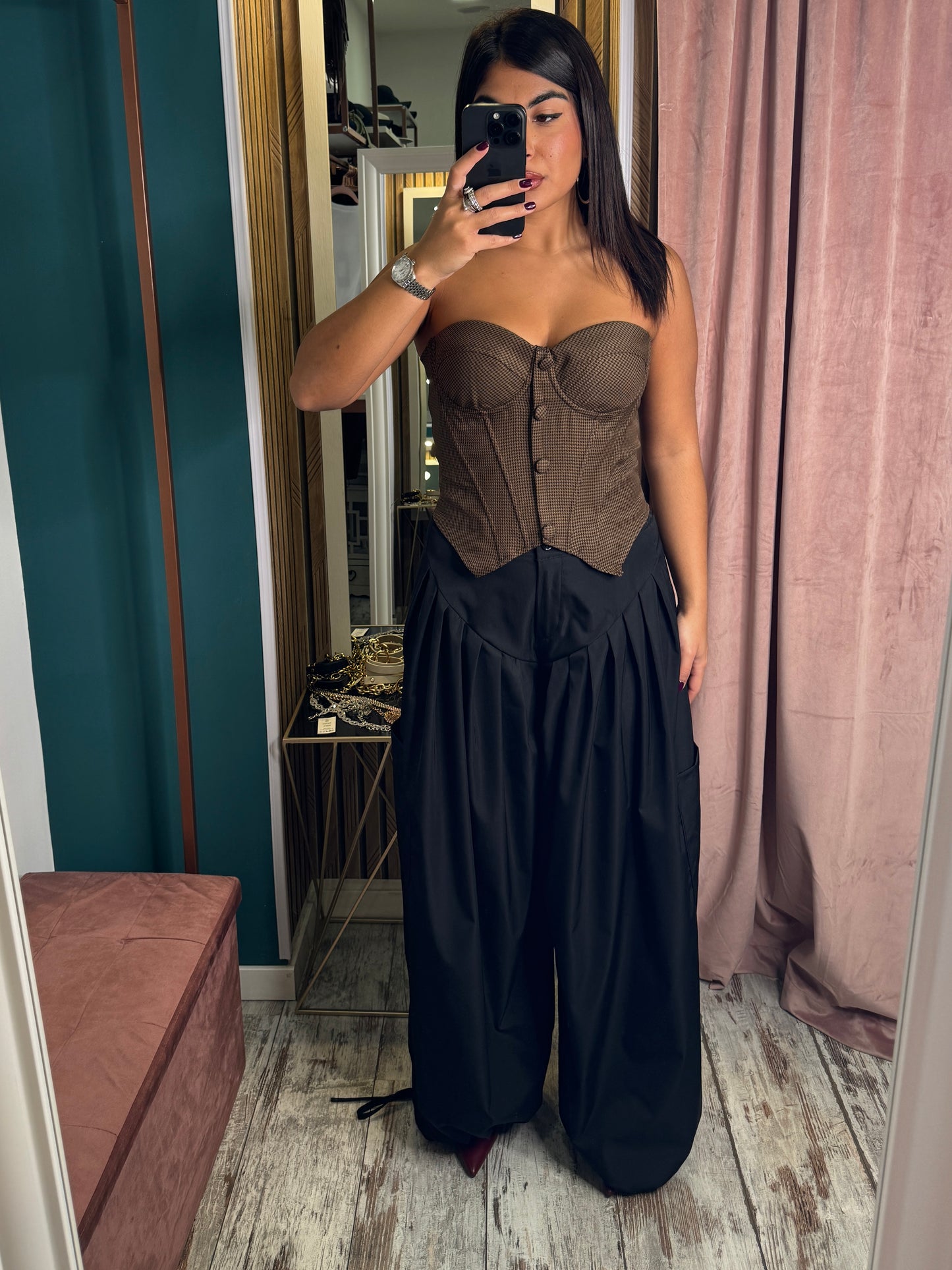 Pantaloni Plena nero