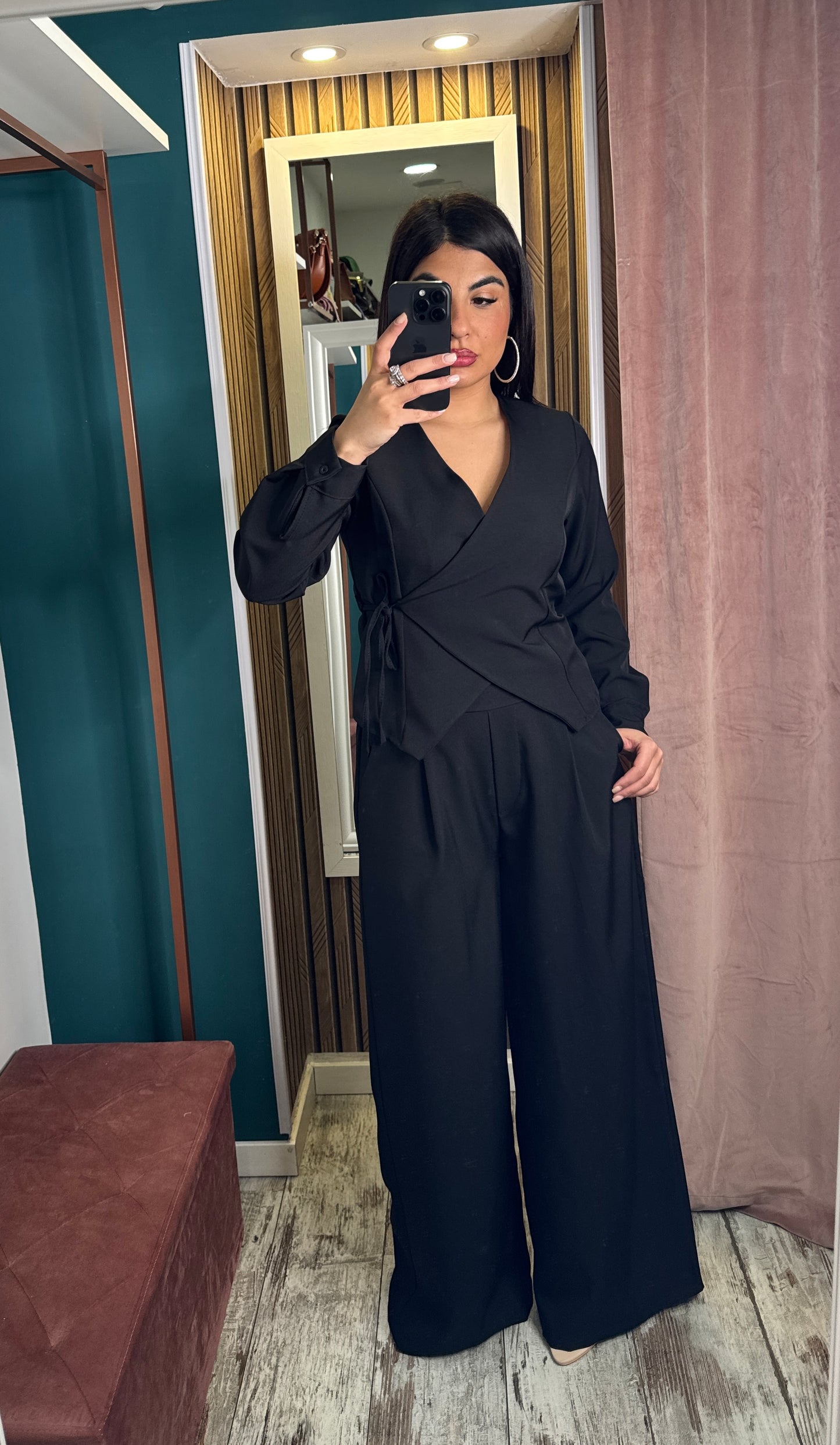 Coordinato Elena nero