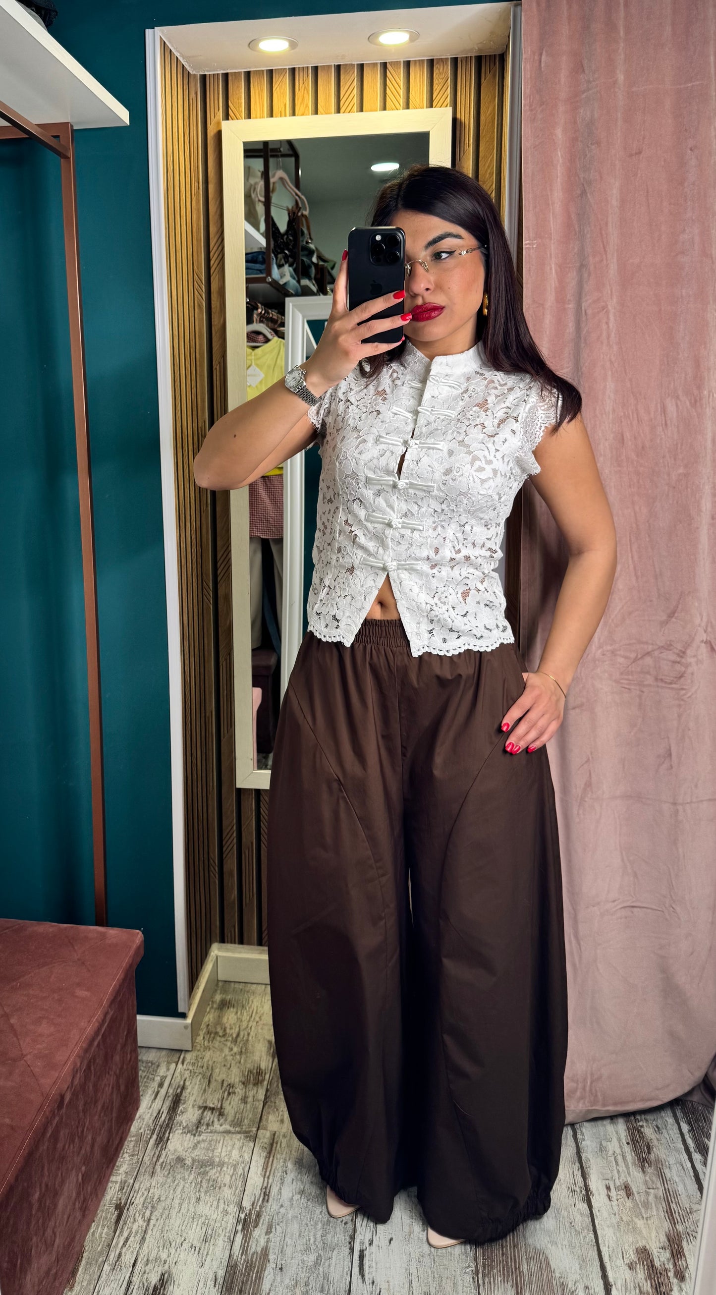 Pantaloni ballon cotone