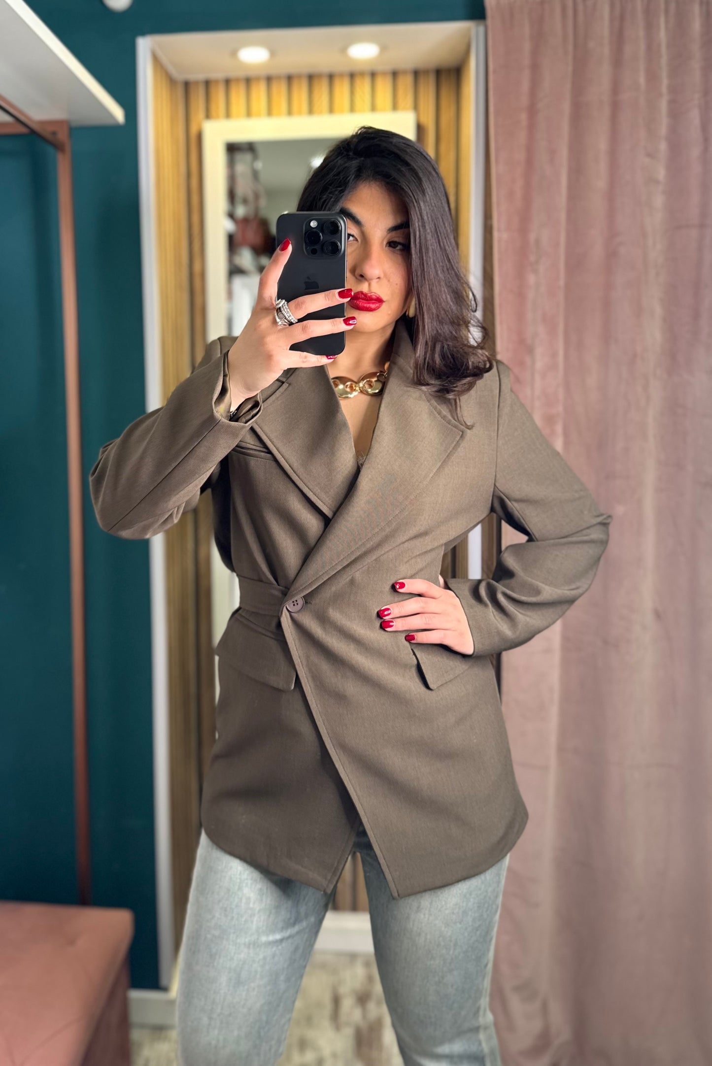 Blazer Delia marrone