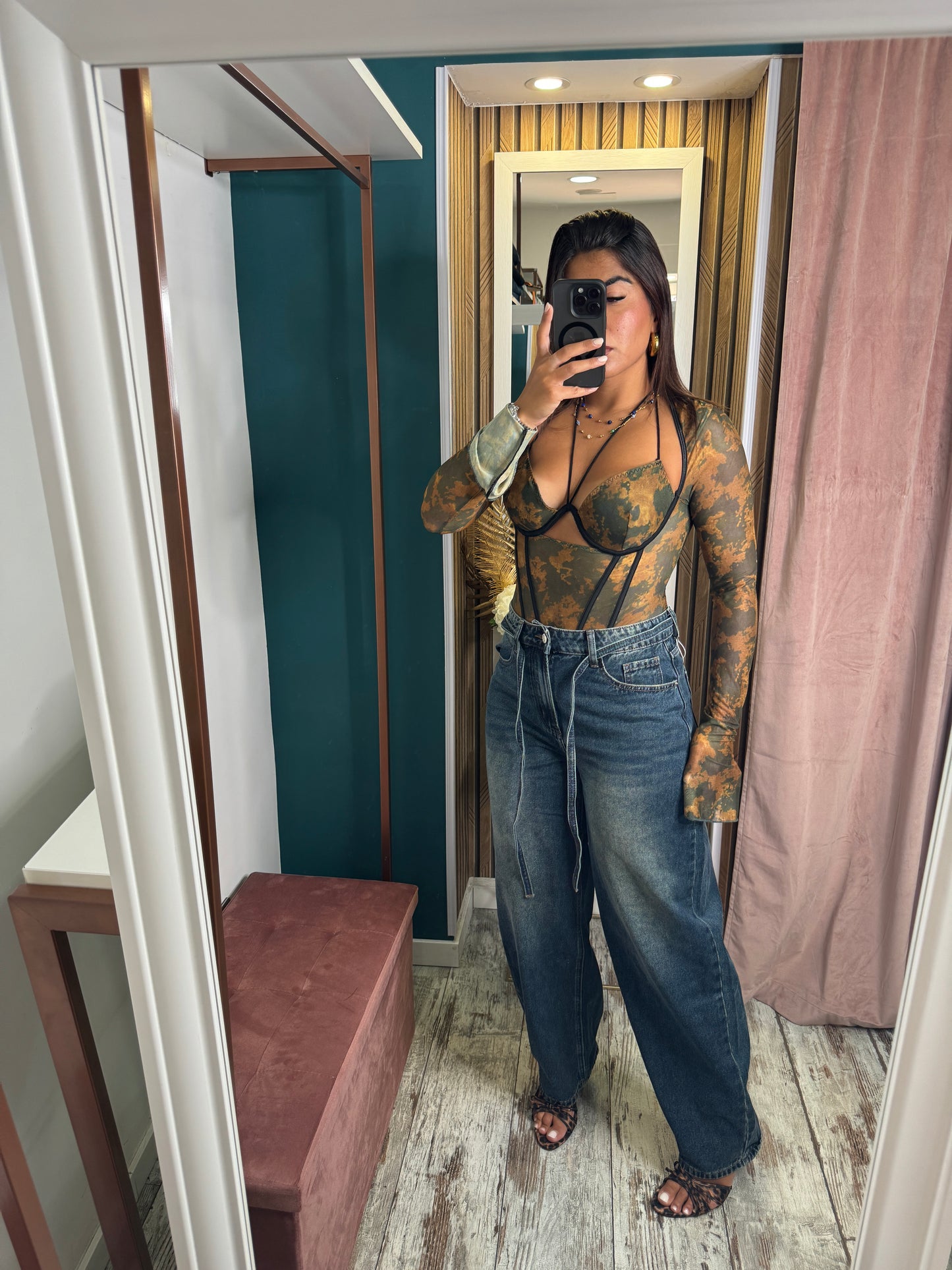 Jeans Mom laccetti