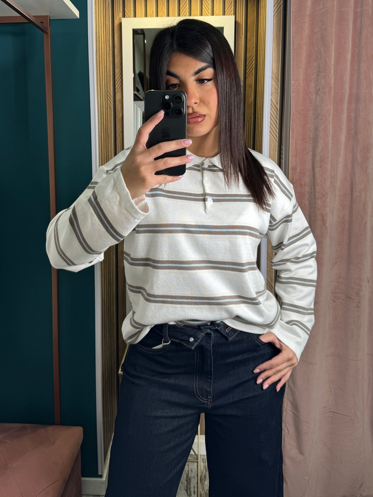 Polo filo righe