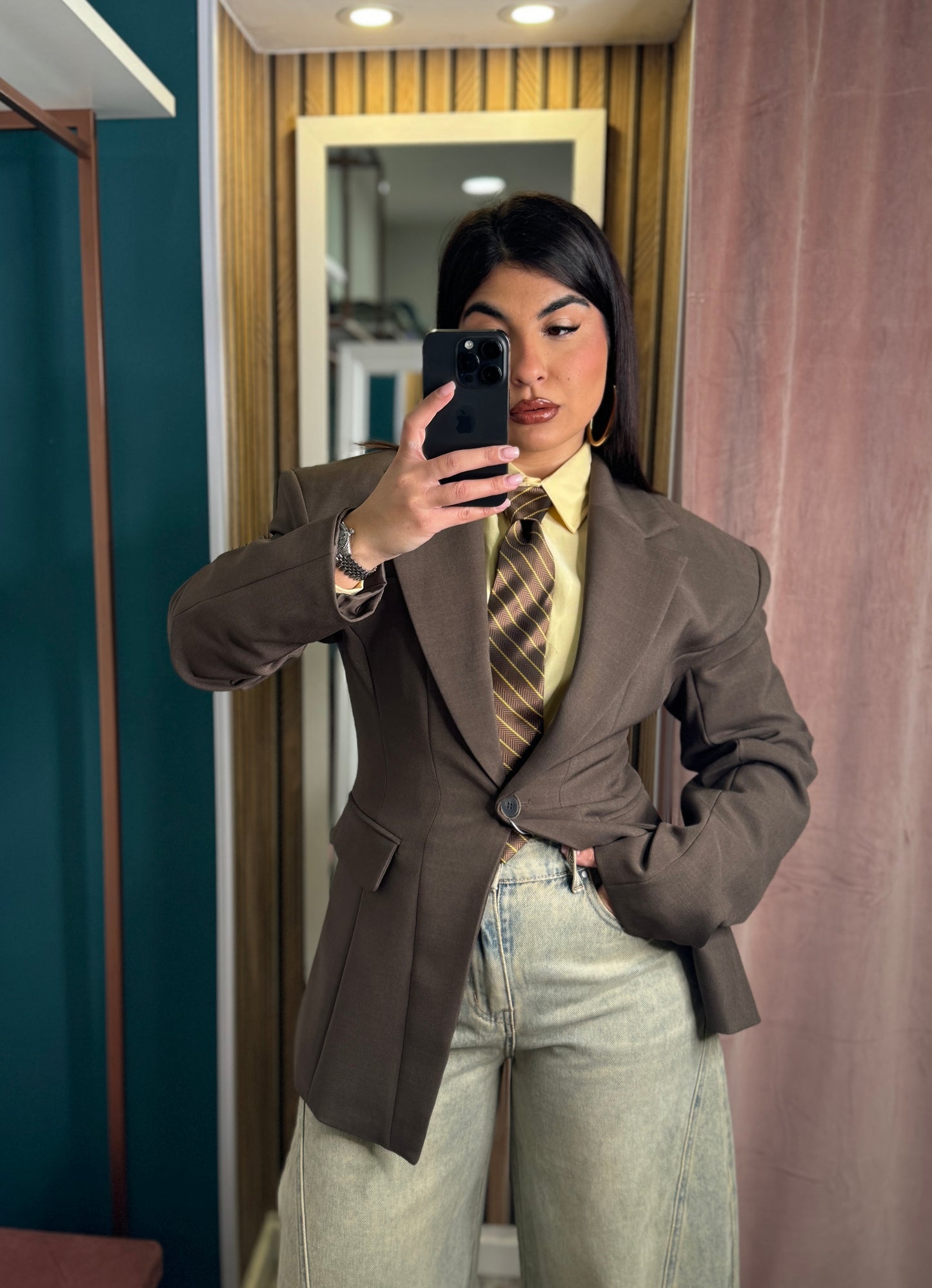 Blazer Jasper marrone