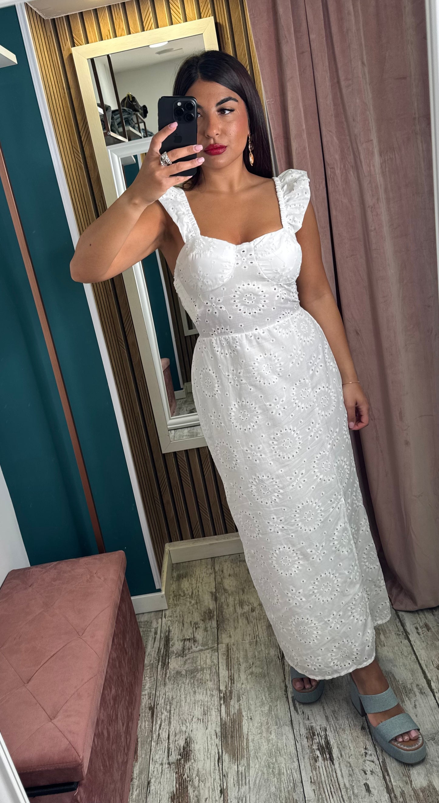 Vestito San Gallo Bianco