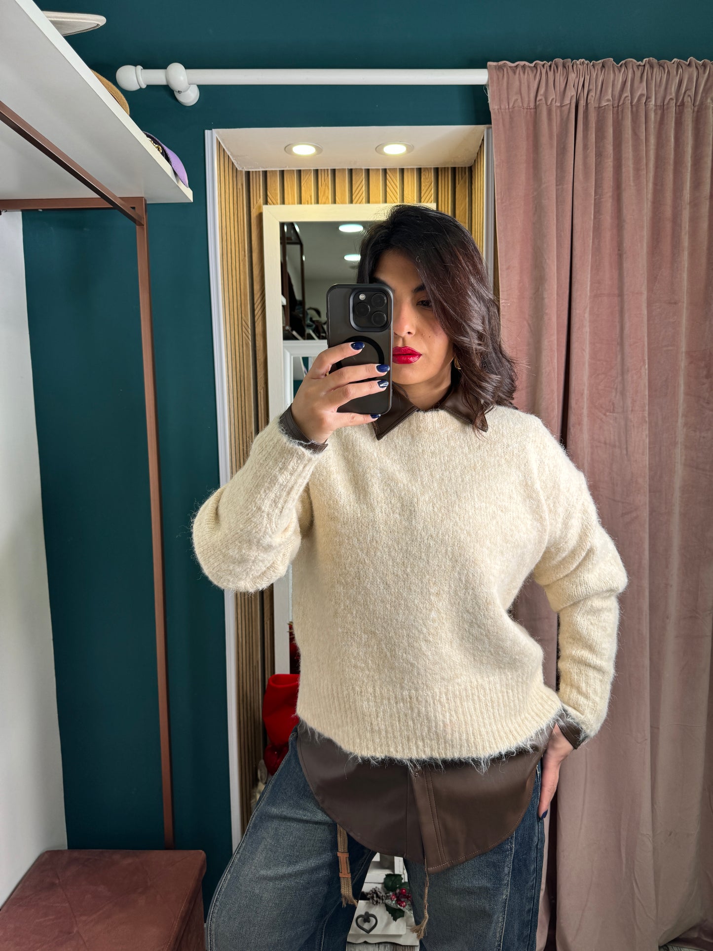 Pullover beige monique