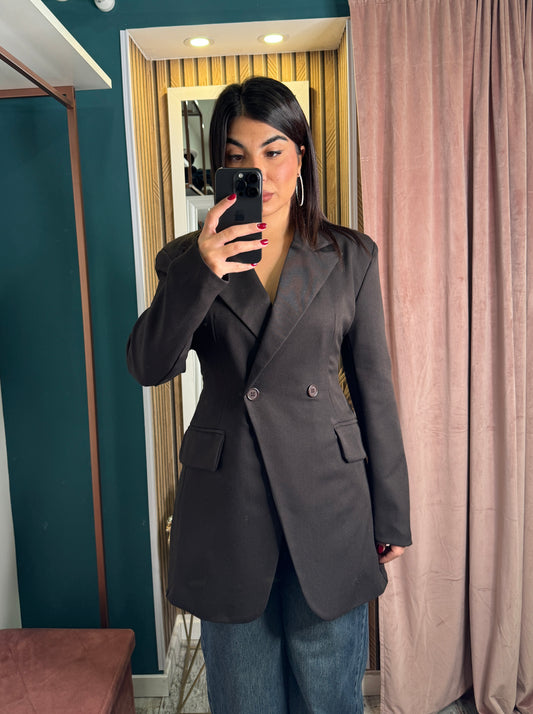 Blazer stringato sul retro