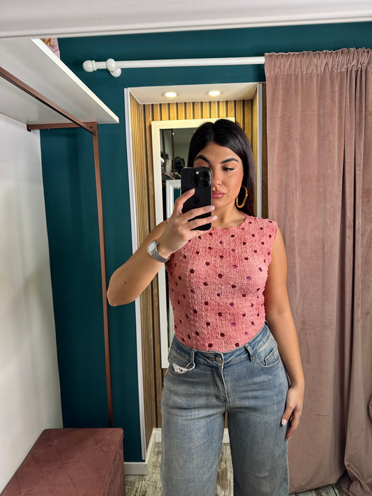 Top pink pois