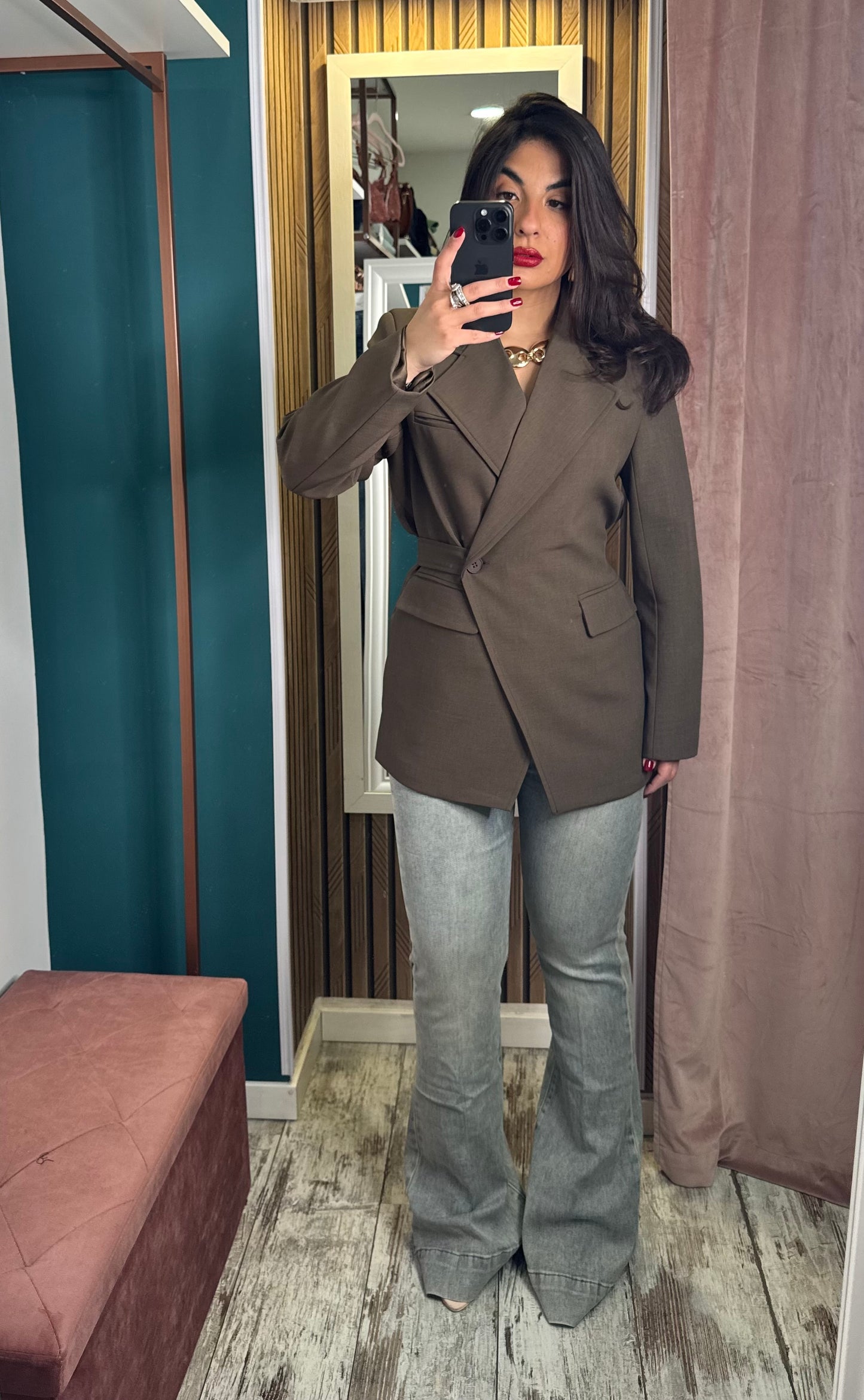 Blazer Delia marrone