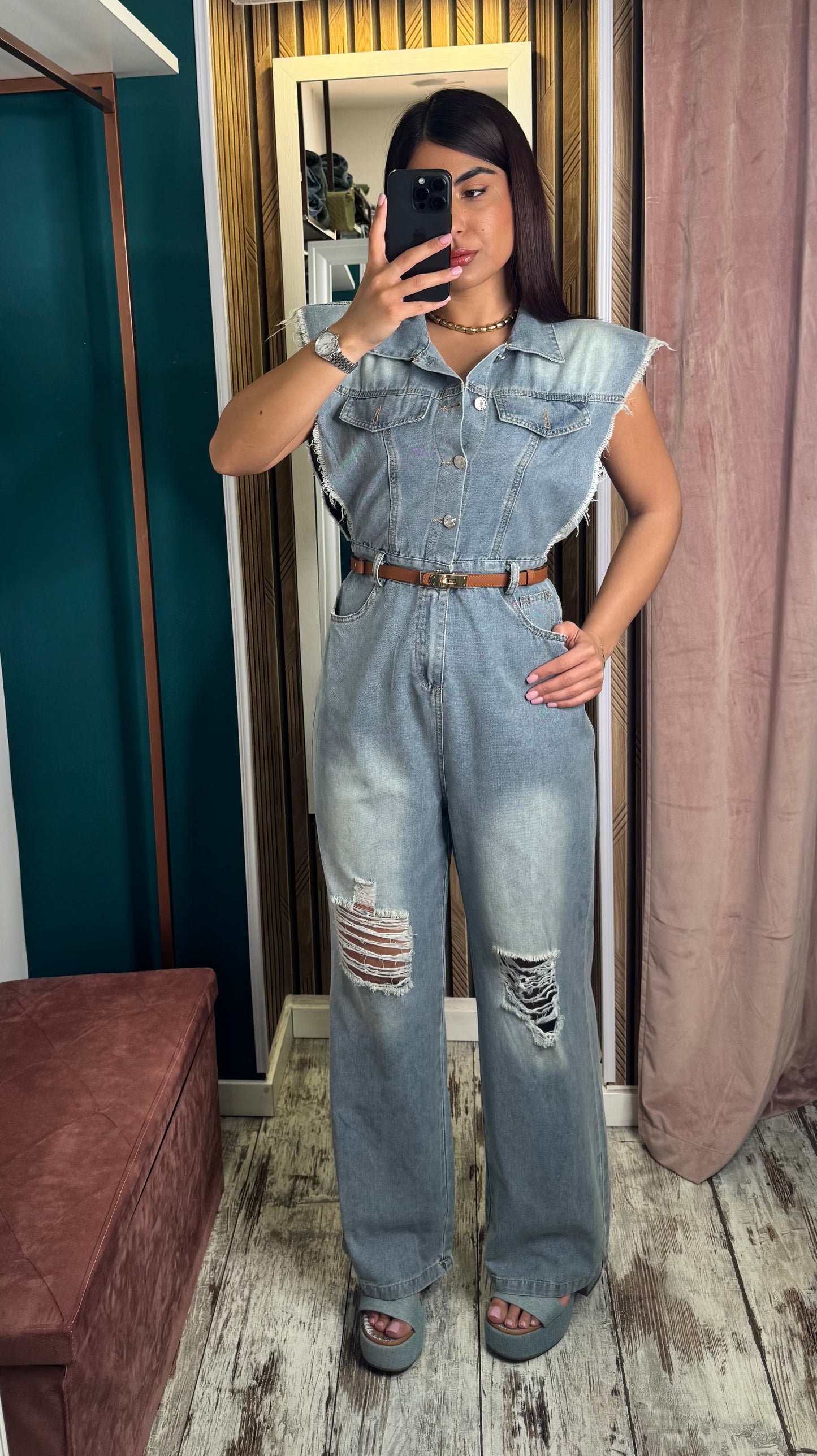 Jumpsuit denim light