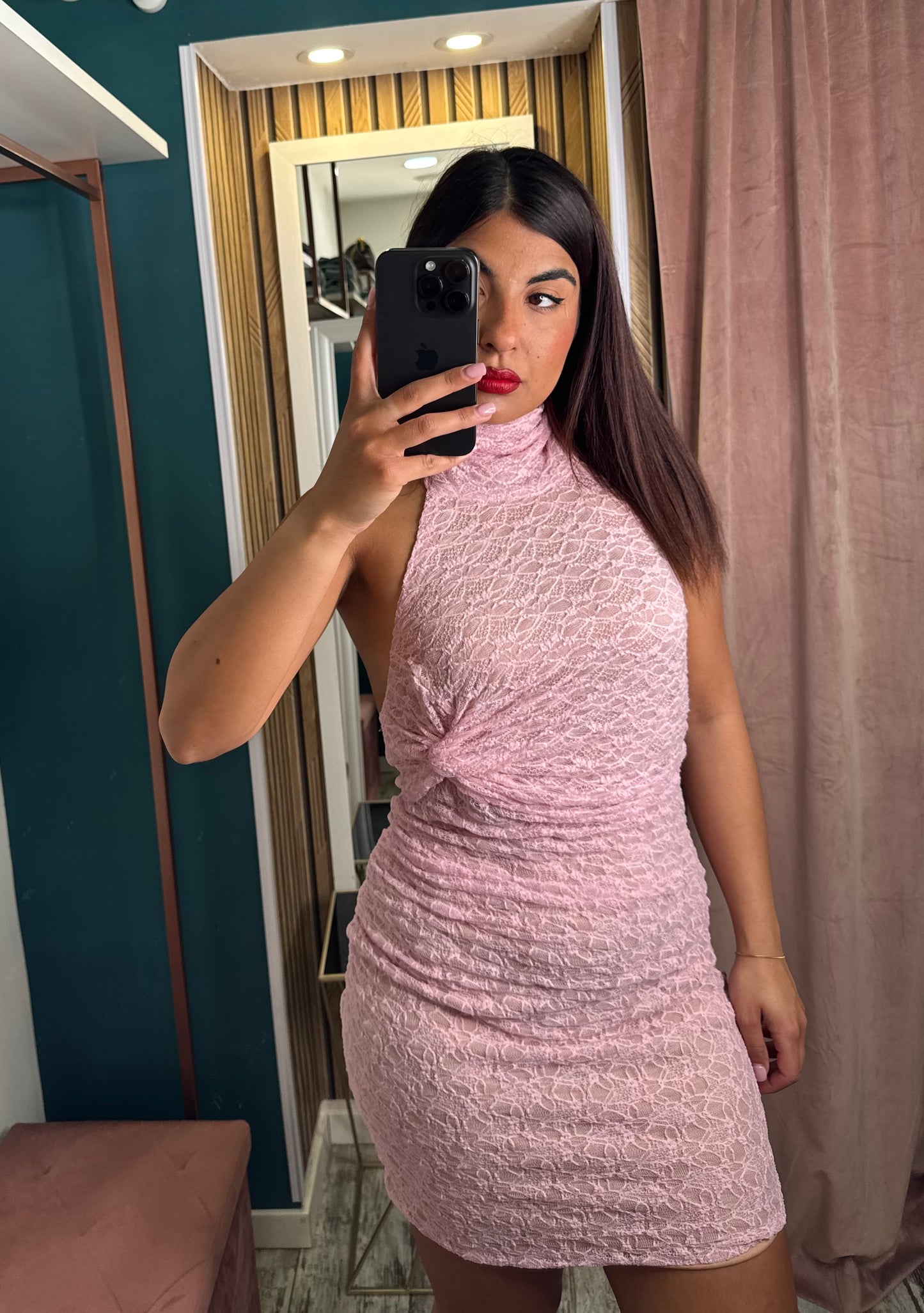 Vestito pizzo corto Loris